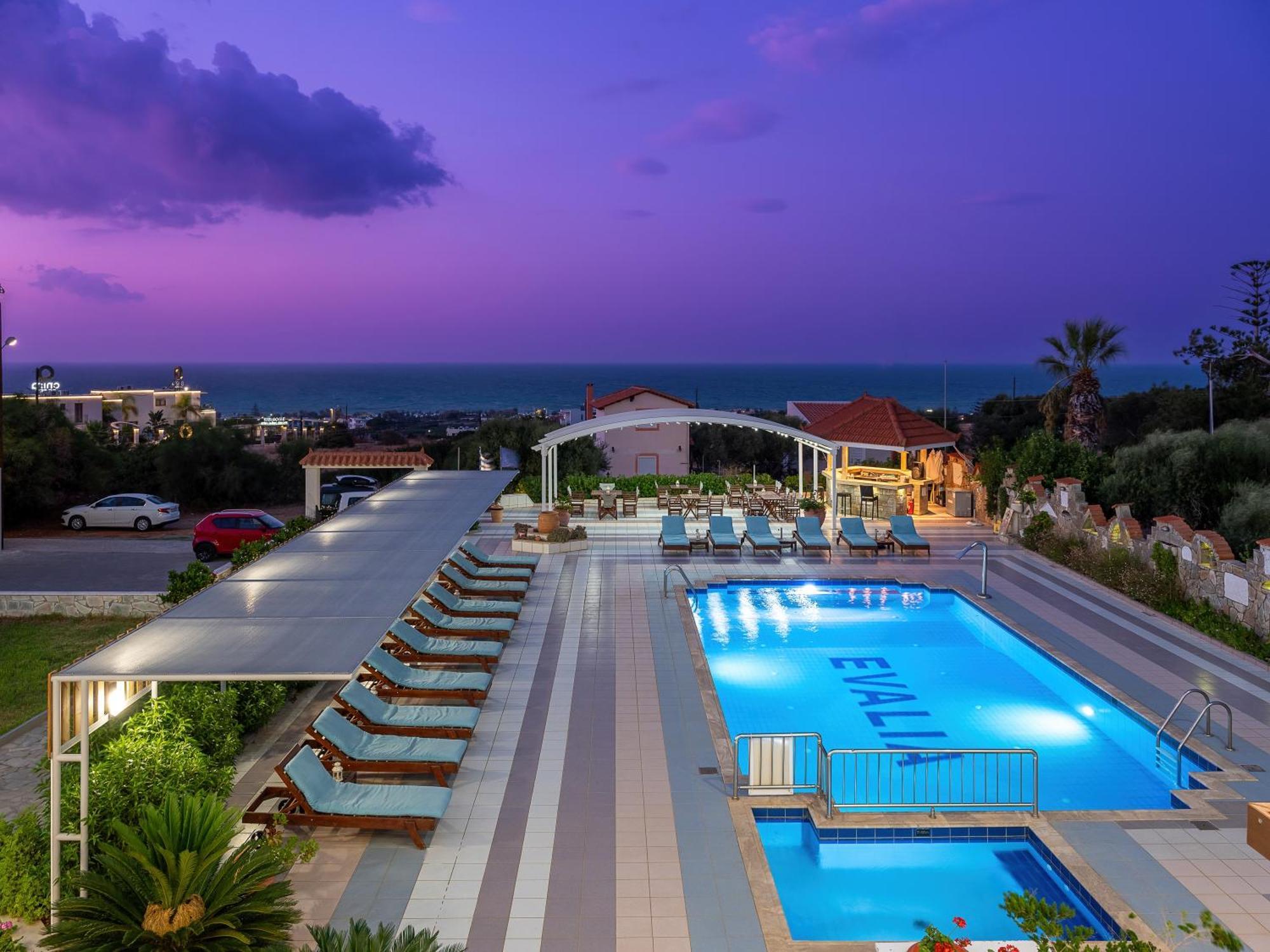 Evalia Apartments Hersonissos  Dış mekan fotoğraf
