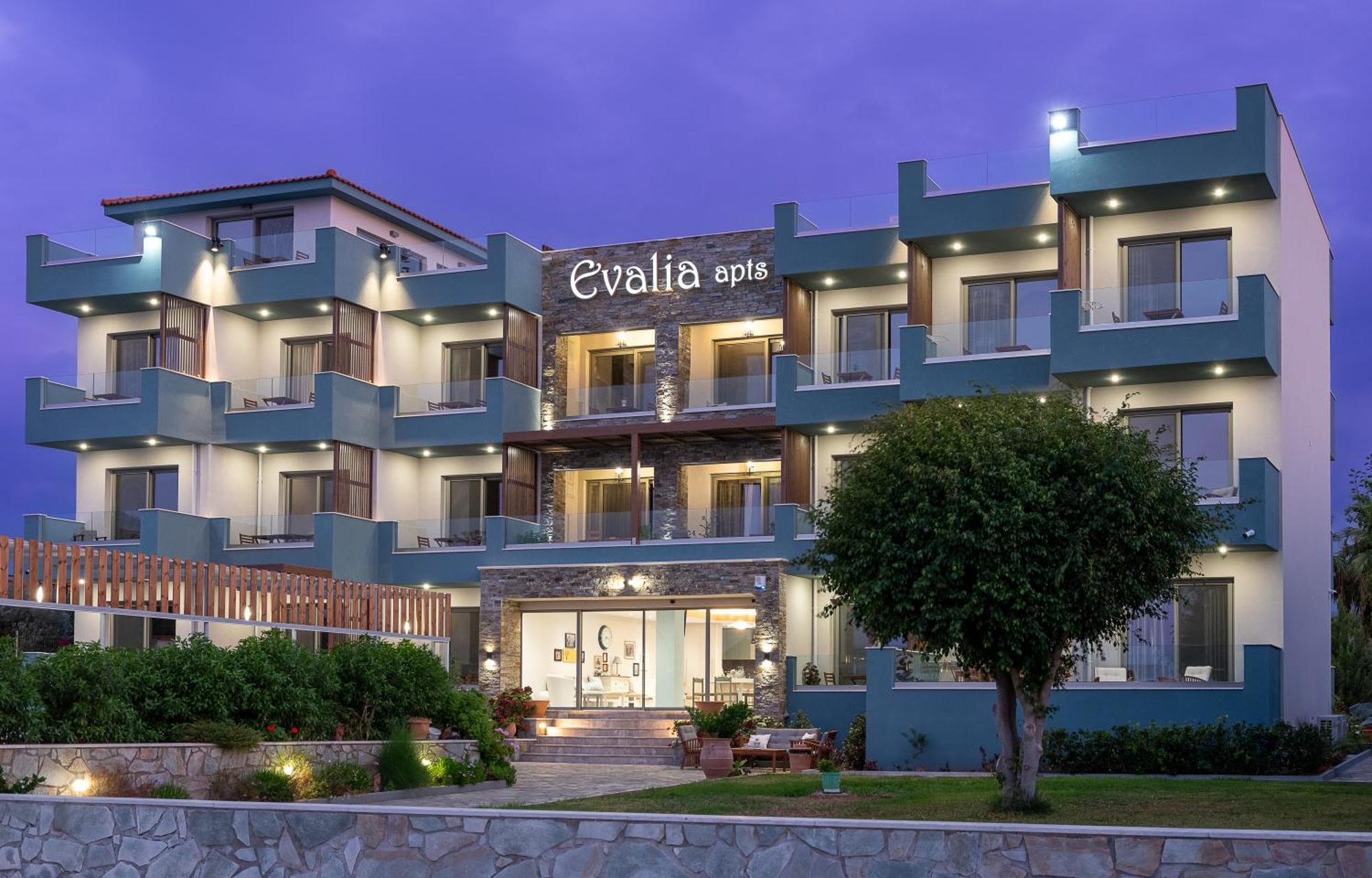 Evalia Apartments Hersonissos  Dış mekan fotoğraf